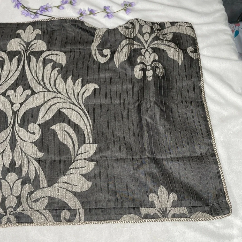 NEW $135 Hotel Collection‎ Classic Flourish Damask (1) King Pillow Sham